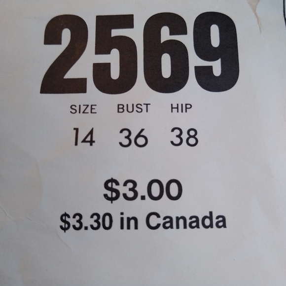 Vintage VOGUE Paris Original 2569 Nina Ricci Dress Pattern Size 14 Uncut - Picture 6 of 13